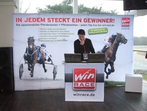 Promotionwand von Win Race