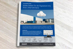 B2B-Werbung als Fachanzeige für die CORVINA-Cloud