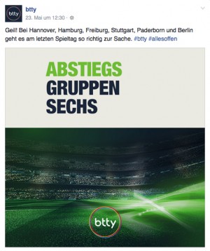 Teaser-Lines zum Abstiegskampf in der Bundesliga.